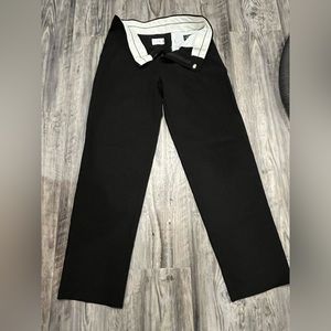 Chaps boys black dress pants sz 14 husky